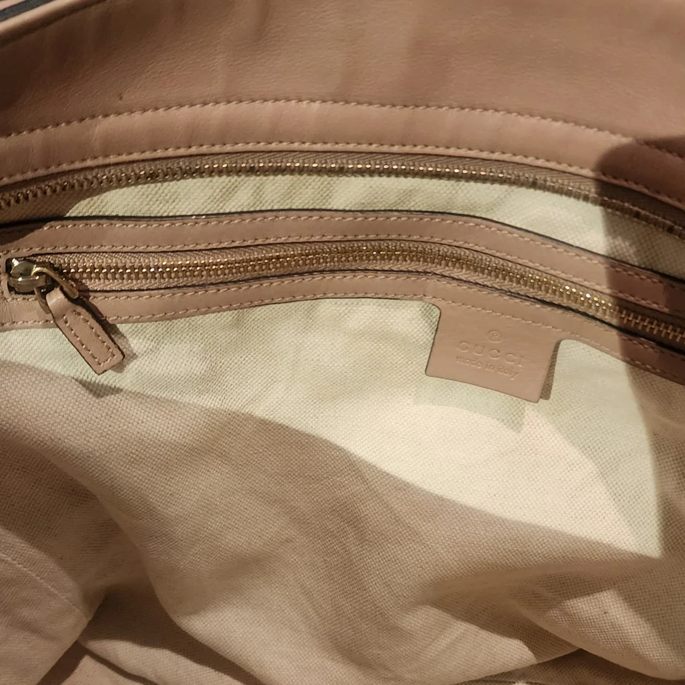 Gucci Blush Pink Embossed Tote - Picture 13 of 16